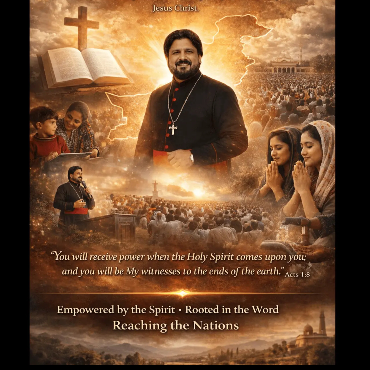 bishop amanat apostolic charismatic church pakistan leader & president