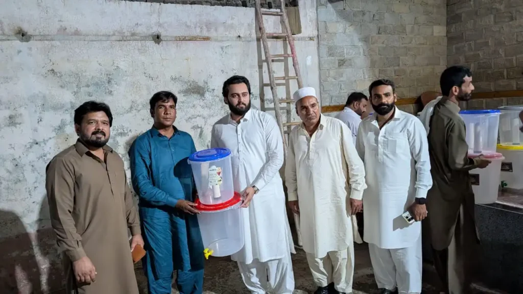 Clean water filters installed by Apostolic Charismatic Church in village areas