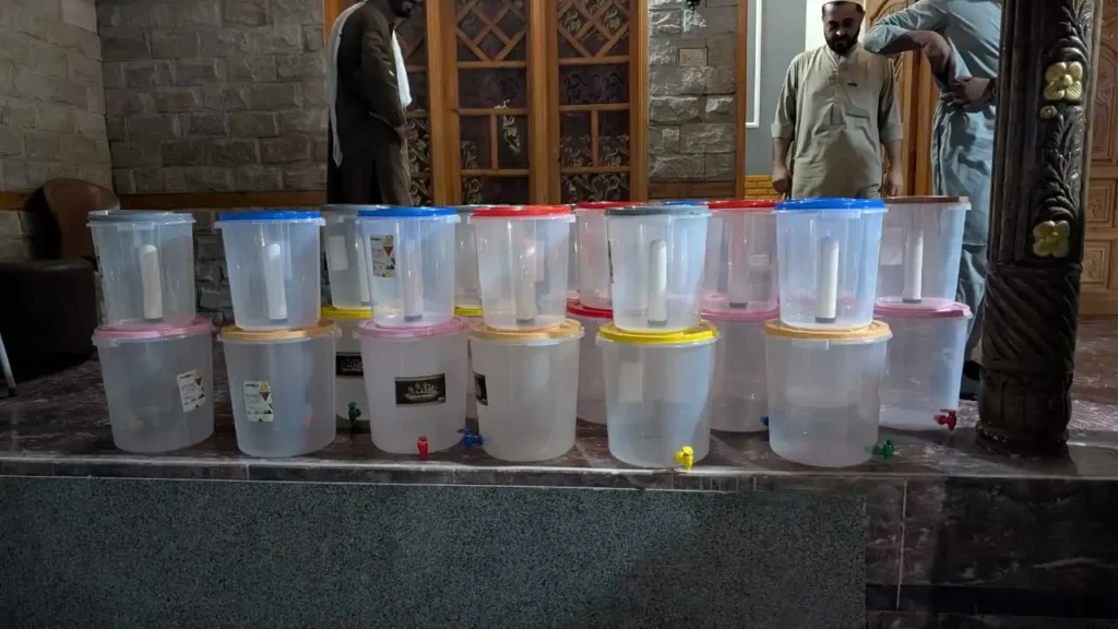 Clean water filtration project by Apostolic Charismatic Church in rural Pakistan